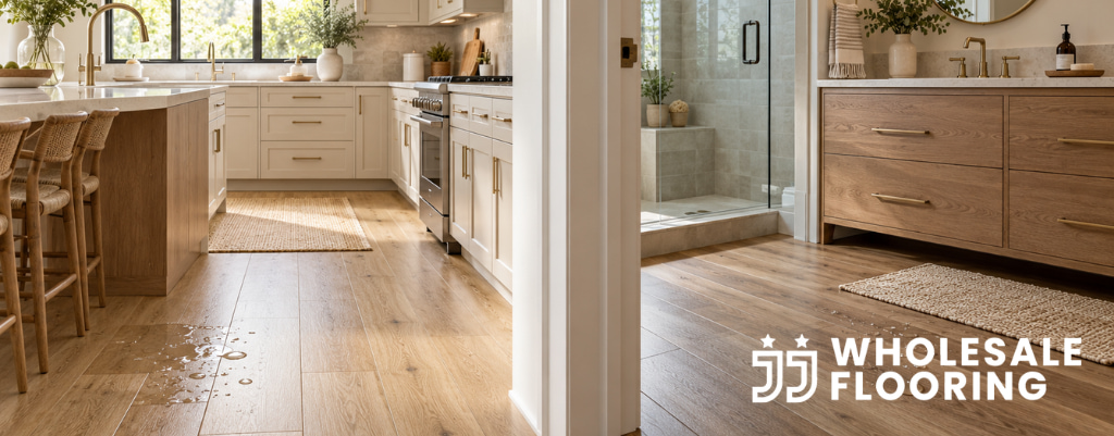 Waterproof LVP vs Water Resistant Laminate: Kitchen Specs